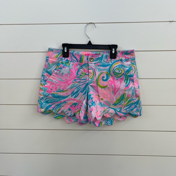 Lilly Pulitzer Pink and Blue Shorts - Picture 1 of 5